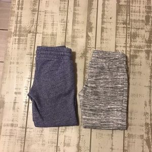 Old Navy Girls Knit Joggers Size 6-7 Bundle of 2